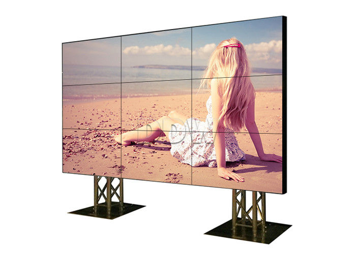 49 inch 1.8 mm Advertising Video Wall, 500 nits bezel Wall Mount LCD Display DDW-LW490DUN-TJB1