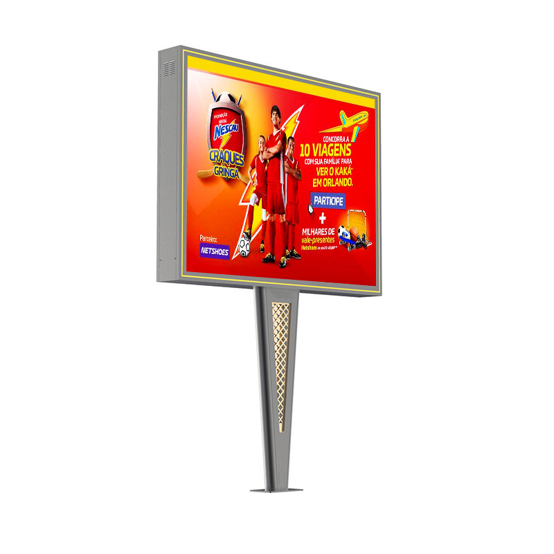 High brightness 8000nits IP65 p6 led digital double sided display screen billboard outdoor advertising