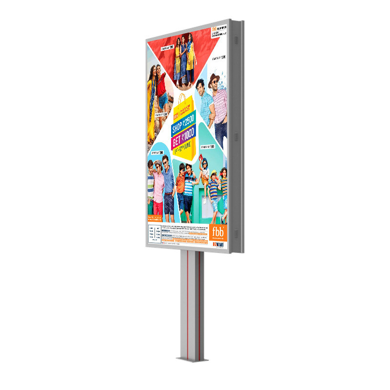 High end design 8000nits waterproof IP65 p6 steel outdoor led billboard for advertising
