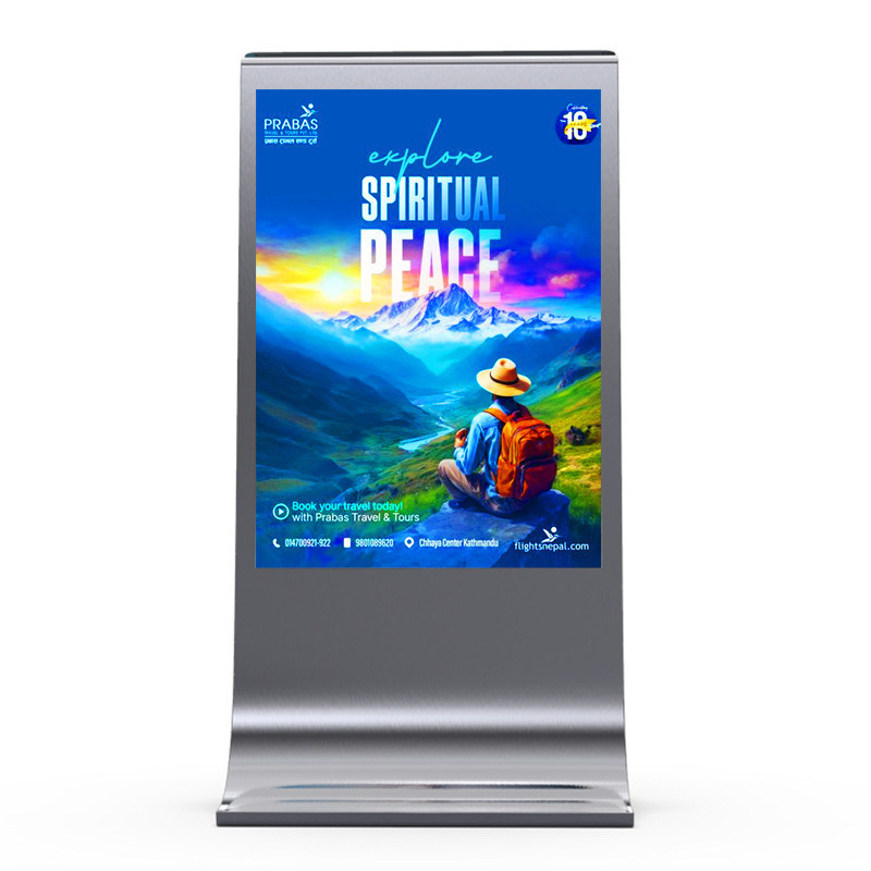 Easy installation 8000nits P4 P5 P6 P8 P10 mupi digital outdoor led signage display digital