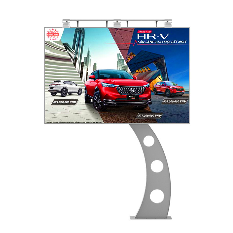 High brightness 8000nits IP65 p6 led digital double sided display screen billboard outdoor advertising led video wall