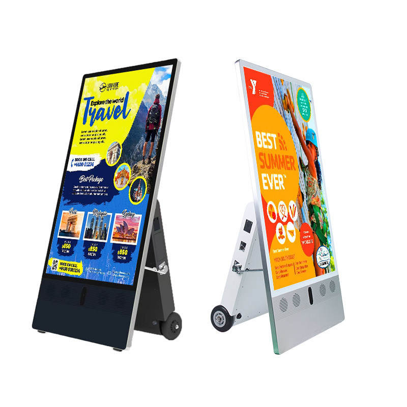 43 inch Outdoor Digital Signage Portable and Battery Powered for Effective Advertising Solutions