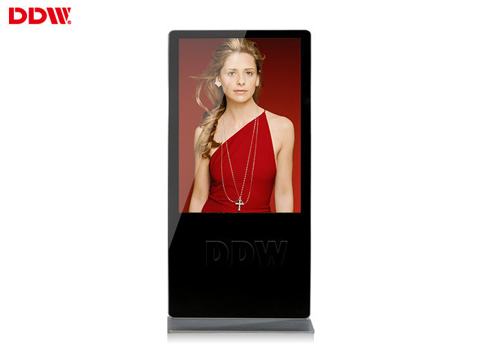Indoor Free Standing Kiosk Interactive Touch Screen High Brightnese For Shopping Street