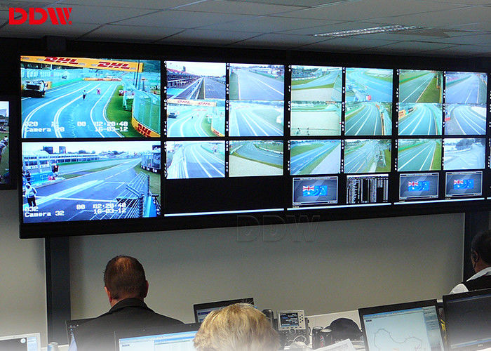 46 4k video wall 3x3 control room
