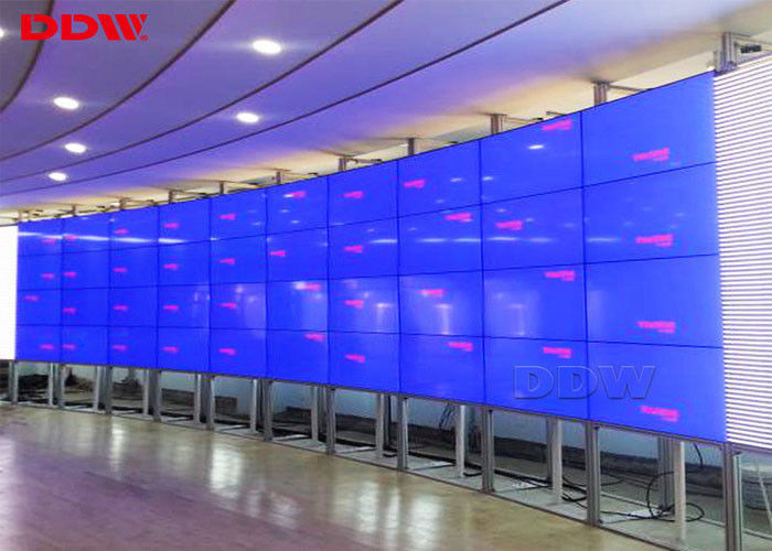 55 inch LED curved videowall Samsung lcd display wall 3.5mm super narrow bezel 1080p resolution