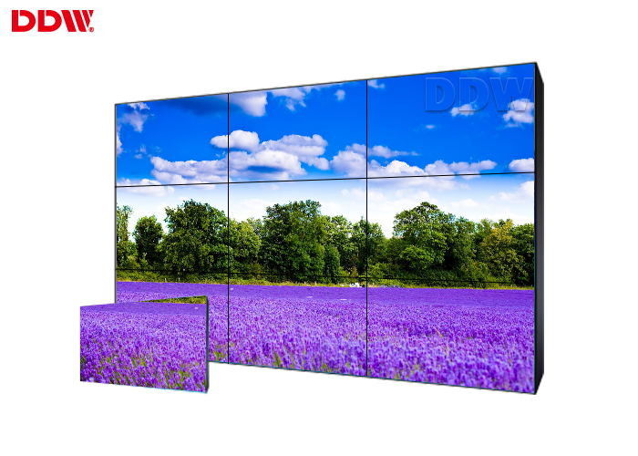 RS232 Control 500 Nits 3.5m Bezel 3x3 Lcd Video Wall