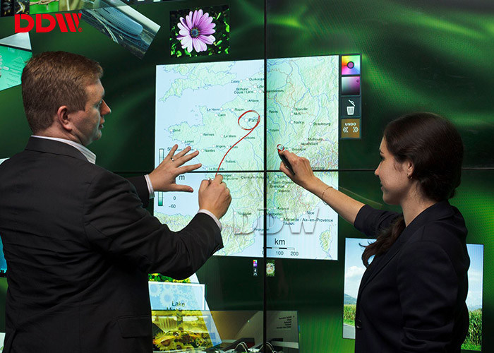 Open Source 3x2 Video Wall 5.3mm Splice Screen Function Thin Bezel TV Display