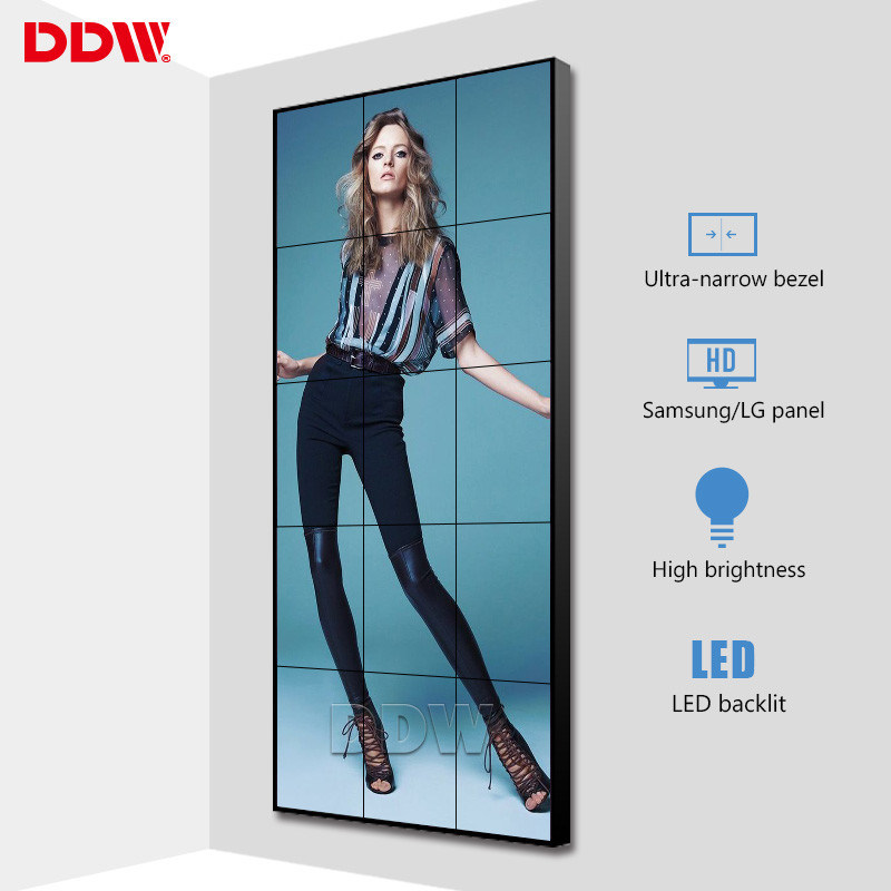 Lightweight Seamless LCD Video Wall 55 Inch 3.5 Mm With Anti - Glare Surface