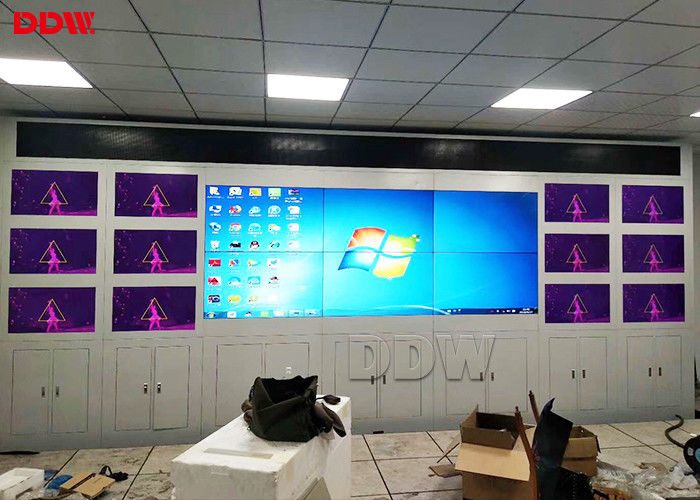 High Brightness Commercial Video Wall Built - In Splicing Module 55"