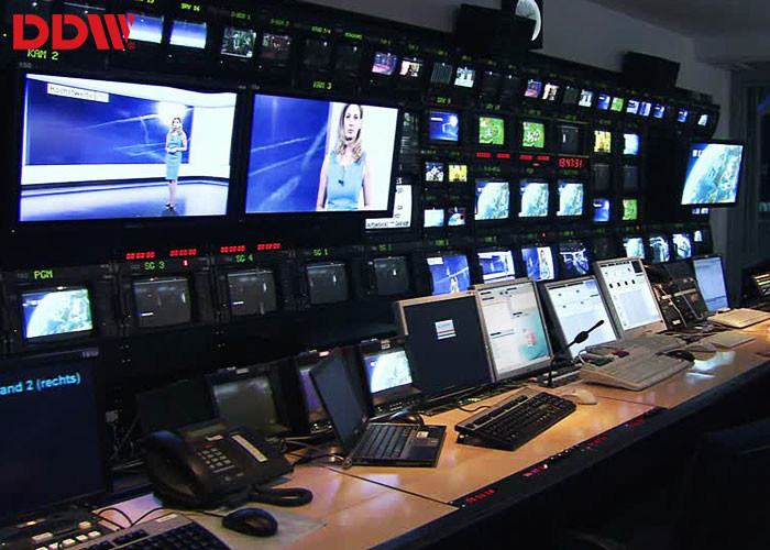 Large Indoor CCTV Video Wall With 2 X HDMI Input , DVI Input , VGA Input