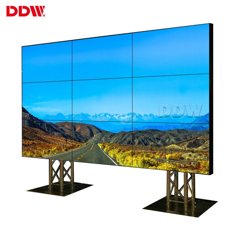 5.3mm Ultra Narrow Bezel Video Wall 46 Inch , 500nits Seamless LCD Display