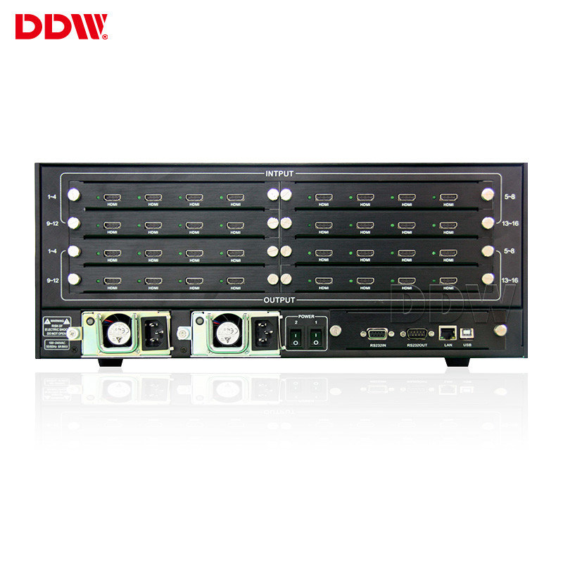 Ultra Narrow Bezel Multi Display Processor , VGA HDMI DVI IP HD Video Wall Controller