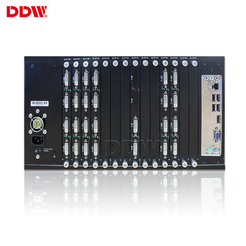 Full HD DVI Video Wall Controller , RS232 LAN Control Video Display Wall Controller