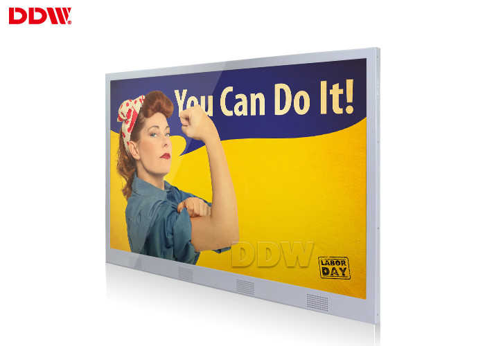 Indoor Lcd Wall Mounted Advertising Display 55 Inch Hight Resolution Wifi MP4
