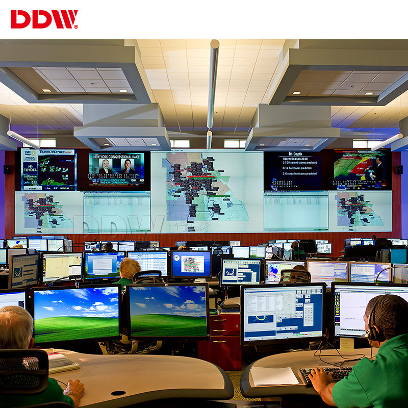 1.8mm CCTV Video Wall 55 Inch Resolution 1920*1080 With 500nits Anti